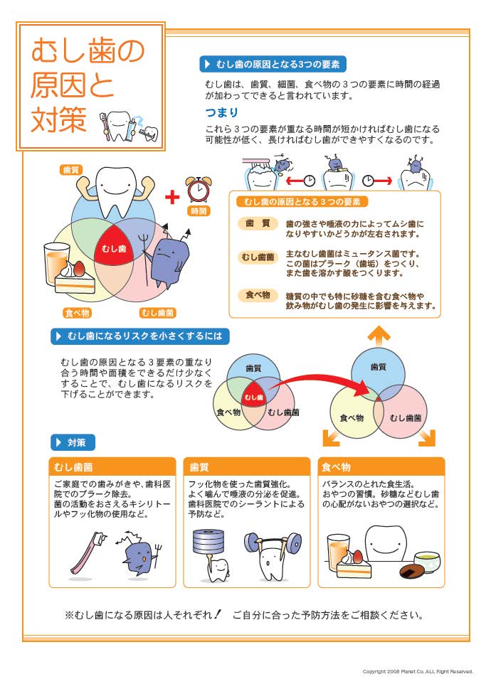 虫歯の原因と対策