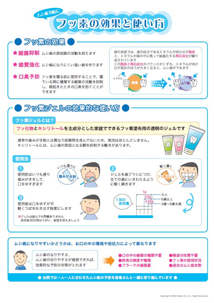 フッ素の効果と使い方