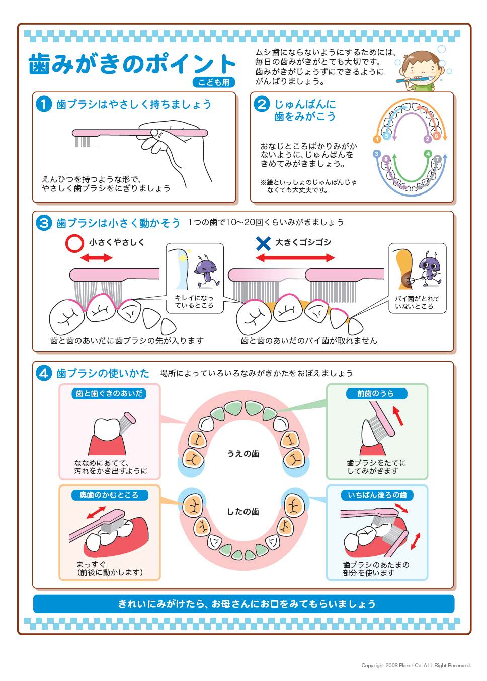 歯磨きのポイント